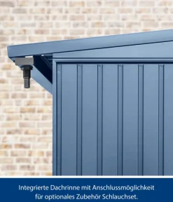 Hörmann Kaminholzregale - Berry-Kaminholzregal Classic Taubenblau