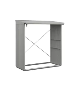 Hörmann Kaminholzregale - Berry-Kaminholzregal Classic Weißaluminium