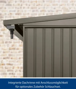 Hörmann Kaminholzregale - Berry-Kaminholzregal Classic Quarzgrau