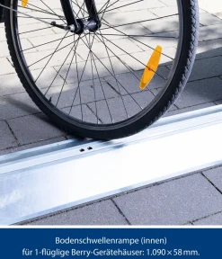 Hörmann Böden & Fundamente - Bodenschwellenrampe für den Innenraum Silber