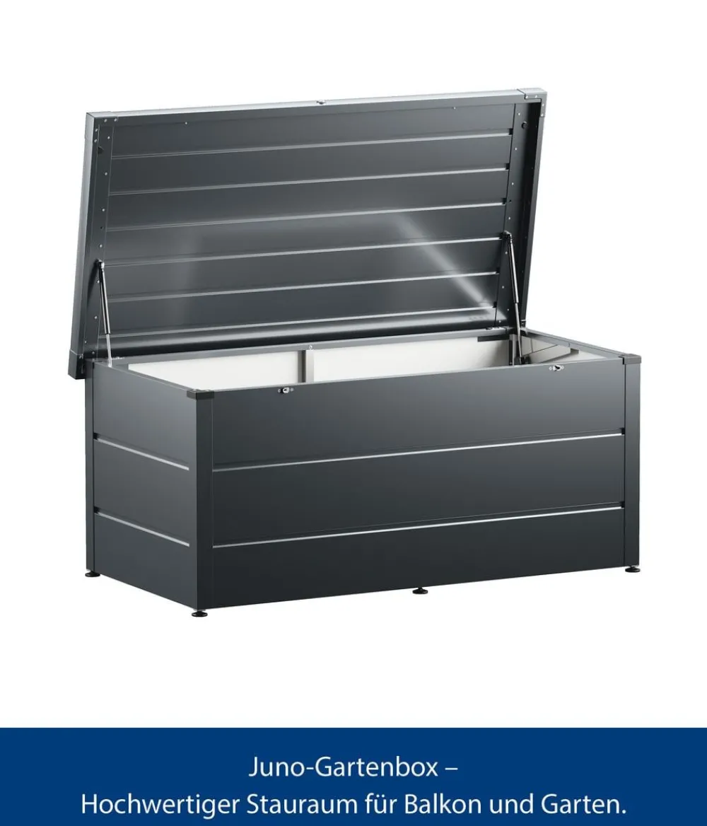 Hörmann Aufbewahrungsboxen > Gartenbox Juno Modern 1620, 700 Liter, ca. B166/H72,5/T87,5 cm