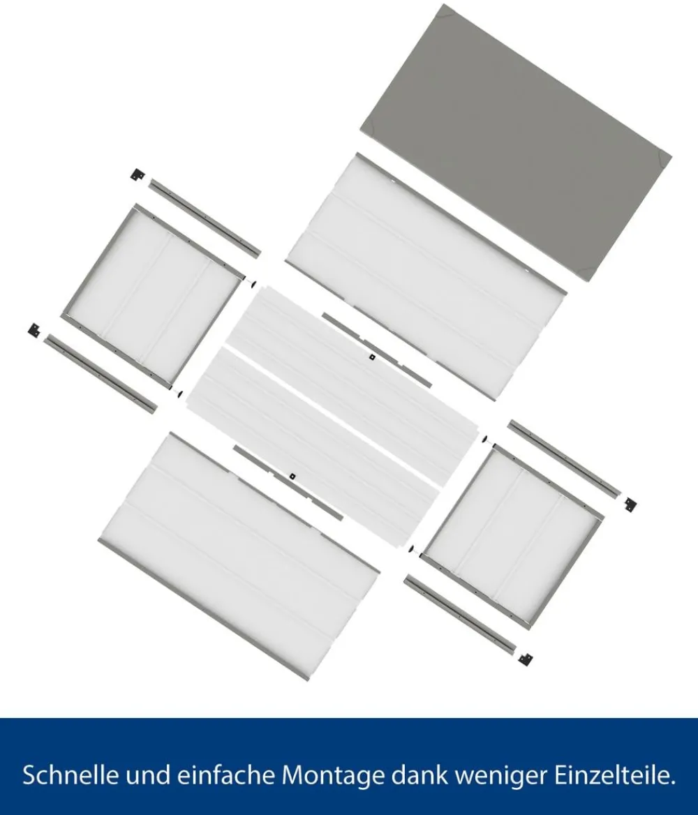 Hörmann Aufbewahrungsboxen > Gartenbox Juno Modern 1320, 400 Liter, ca. B136/H72,5/T67,5 cm