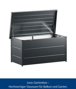 Hörmann Gartenbox Juno Modern 1320, 400 Liter, ca. B136/H72,5/T67,5 cm Anthrazit New