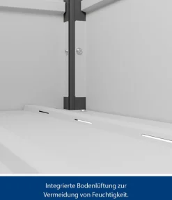 Hörmann Gartenbox Juno Modern 1320, 400 Liter, ca. B136/H72,5/T67,5 cm Anthrazit New