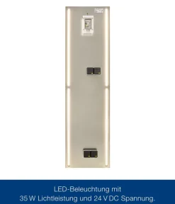 Hörmann Zubehör & Ausstattung - Juno Elektropanel mit 1-Phasen-Wechselstrom, ca. B47/H180/T2 cm Silber