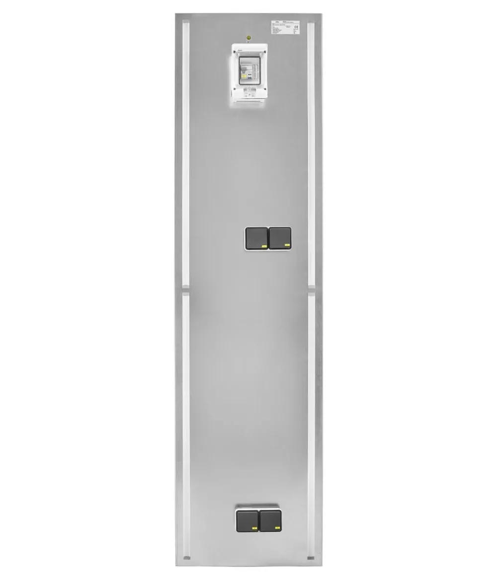 Hörmann Zubehör & Ausstattung - Juno Elektropanel mit 1-Phasen-Wechselstrom, ca. B47/H180/T2 cm Silber