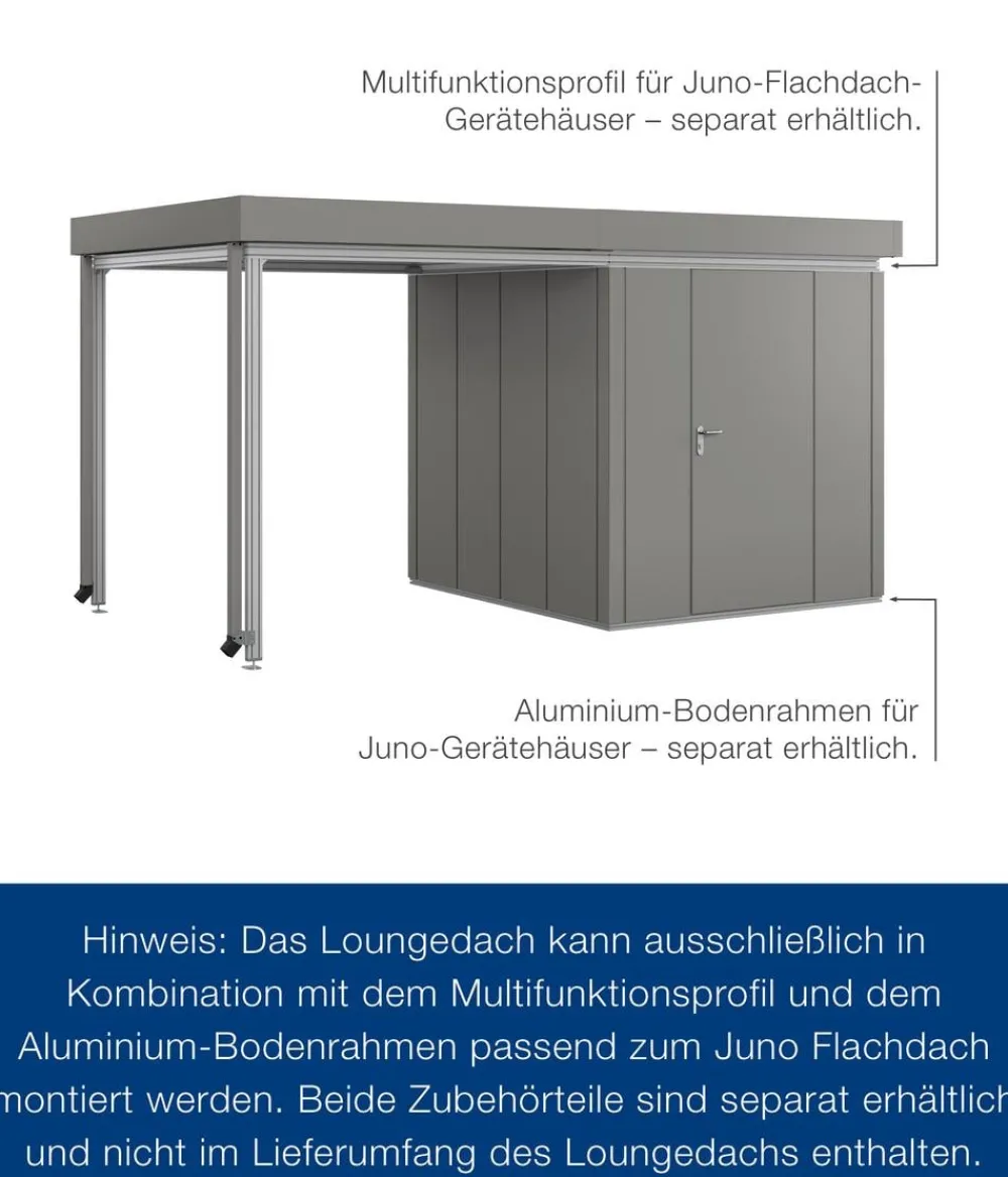 Hörmann Dachzubehör > Juno Loungedach für JFD5/9/12, ca. B225/H220/T229 cm