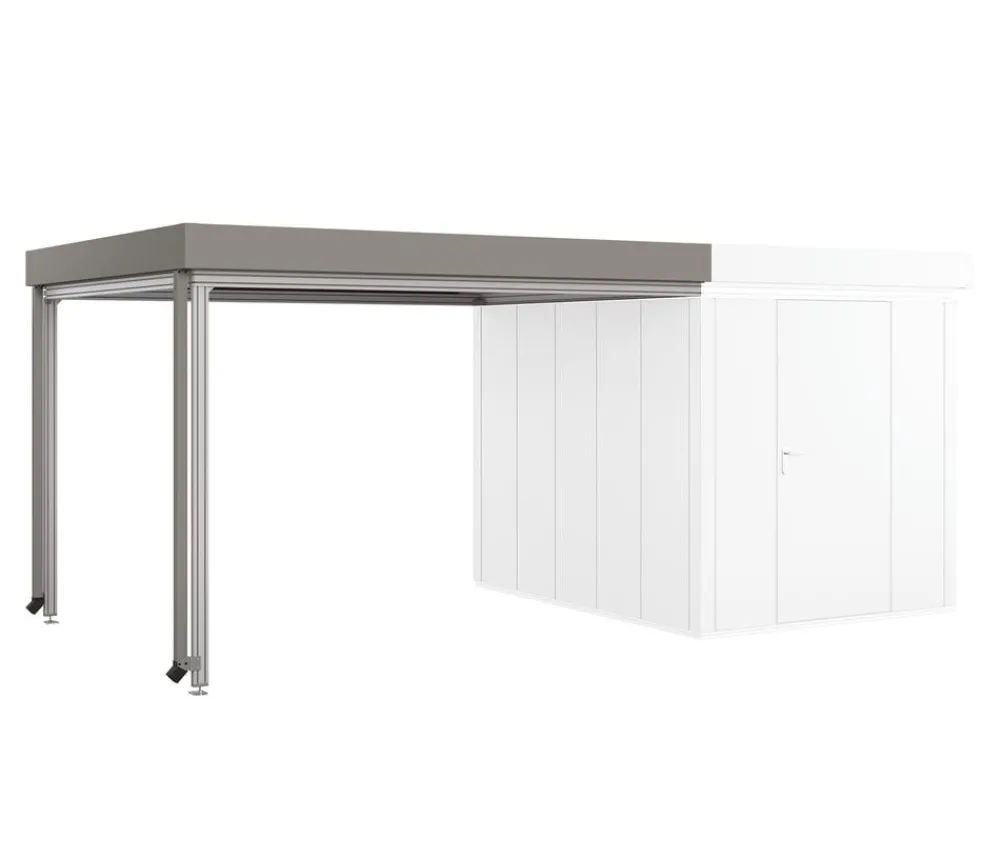 Hörmann Juno Loungedach für JFD6/10/13, ca. B321/H220/T277 cm Graualuminium
