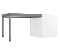 Hörmann Dachzubehör - Juno Loungedach für JFD5/9/12, ca. B321/H220/T229 cm Graualuminium