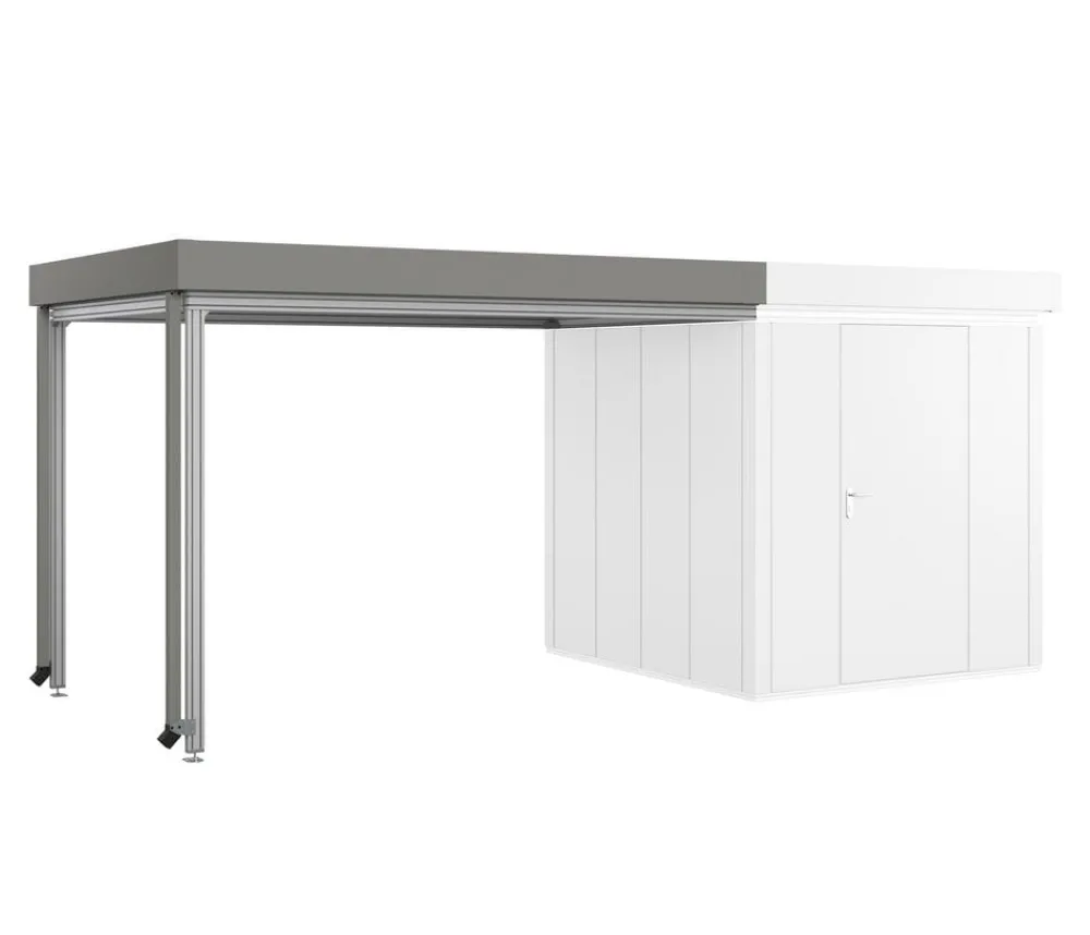 Hörmann Dachzubehör - Juno Loungedach für JFD5/9/12, ca. B321/H220/T229 cm Graualuminium