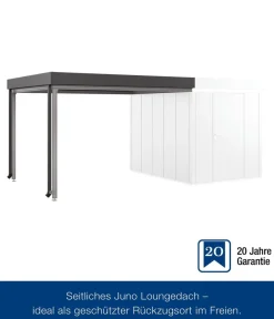 Hörmann Dachzubehör - Juno Loungedach für JFD6/10/13, ca. B321/H220/T277 cm Anthrazit