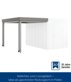 Hörmann Dachzubehör - Juno Loungedach für JFD7/11/14, ca. B225/H220/T325 cm Graualuminium