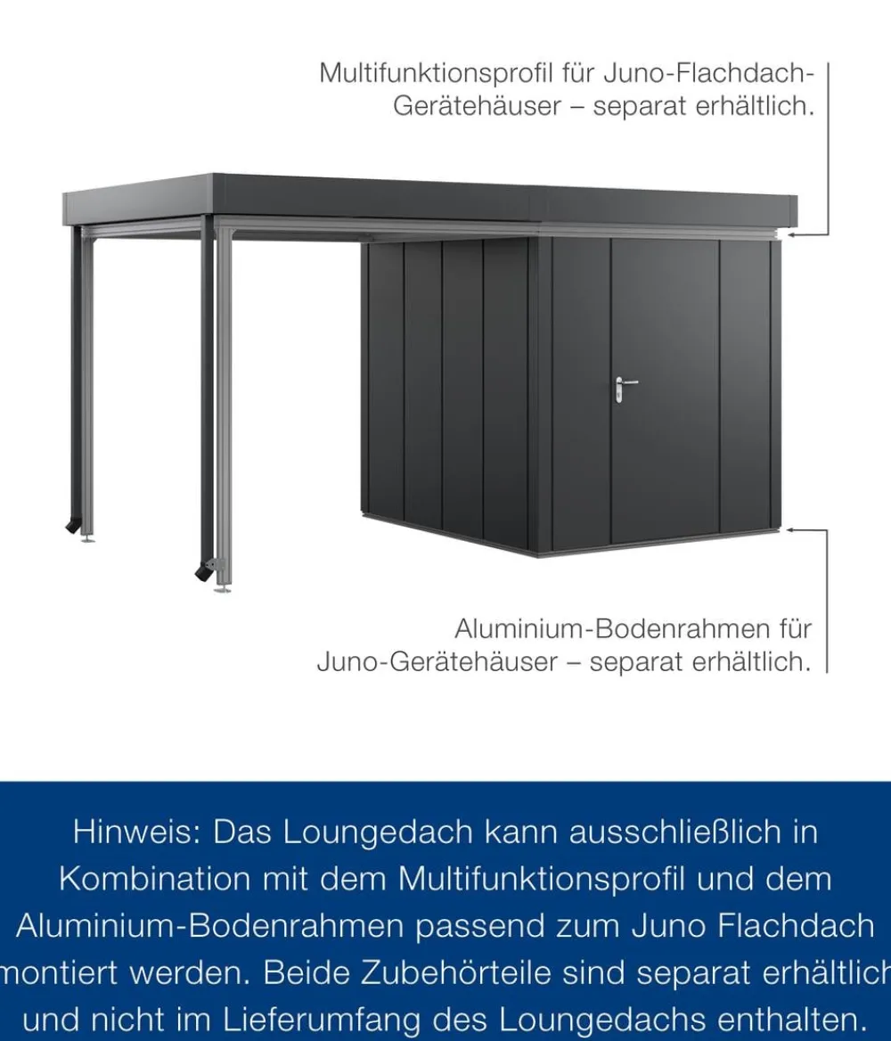 Hörmann Dachzubehör > Juno Loungedach für JFD5/9/12, ca. B225/H220/T229 cm