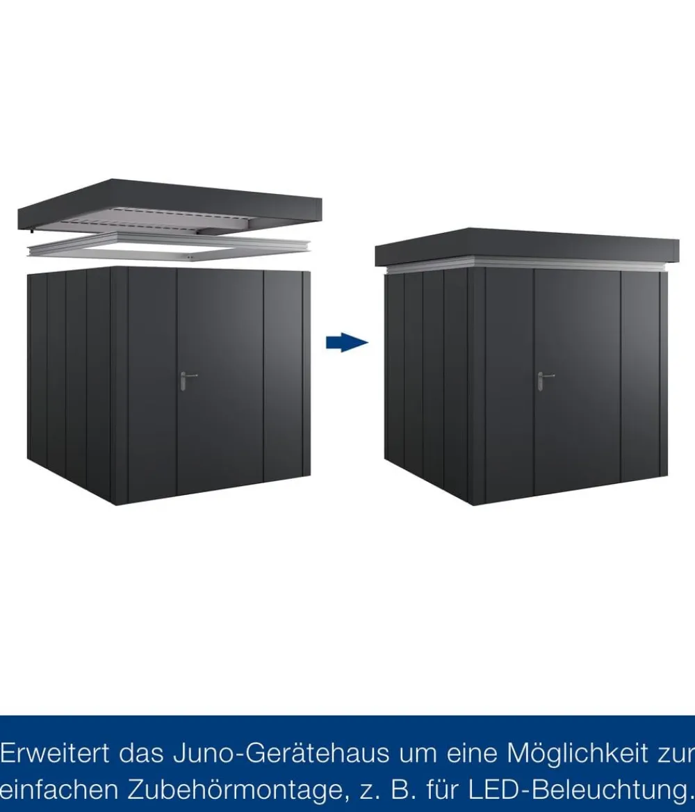 Hörmann Juno Multifunktionsprofil für JFD14, ca. B310/T310 cm Silber Best