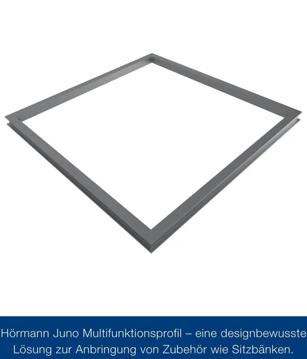 Hörmann Juno Multifunktionsprofil für JFD14, ca. B310/T310 cm Silber Best