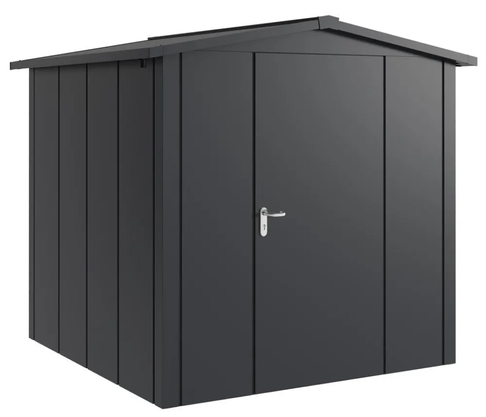 Hörmann Metallgerätehaus Juno JSD5 L-Sk Motiv Design, ca. B237/H223/T229 cm Anthrazit Hot