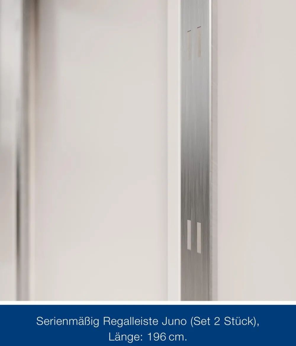 Hörmann Gartenhäuser & Gerätehäuser - Metallgerätehaus Juno JPD14 L-Sk Motiv Design, ca. B325/H232/T358 cm Graualuminium