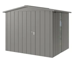 Hörmann Gartenhäuser & Gerätehäuser > Metallgerätehaus Juno JSD9 M-Sk Motiv Modern bodentiefes Fenster, ca. B285/H227/T237 cm