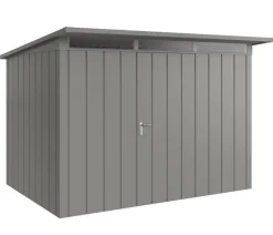 Hörmann Metallgerätehaus Juno JPD12 M-Sk Motiv Modern, ca. B325/H224/T262 cm Graualuminium Discount
