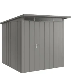 Hörmann Metallgerätehaus Juno JPD5 M-Sk Motiv Modern, ca. B229/H224/T262 cm Graualuminium Best