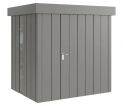 Hörmann Metallgerätehaus Juno JFD4 M-Sk Motiv Modern bodentiefes Fenster, ca. B229/H222/T181 cm Graualuminium Sale
