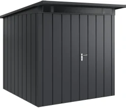 Hörmann Metallgerätehaus Juno JPD5 M-Sk Motiv Modern mit Doppeltür, ca. B229/H224/T262 cm Anthrazit Hot