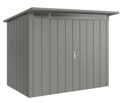 Hörmann Metallgerätehaus Juno JPD8 M-Sk Motiv Modern mit Doppeltür, ca. B277/H224/T214 cm Graualuminium Online