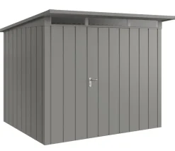 Hörmann Gartenhäuser & Gerätehäuser > Metallgerätehaus Juno JPD9 M-Sk Motiv Modern, ca. B277/H224/T262 cm