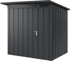 Hörmann Gartenhäuser & Gerätehäuser > Metallgerätehaus Juno JPD4 M-Sk Motiv Modern, ca. B229/H224/T214 cm