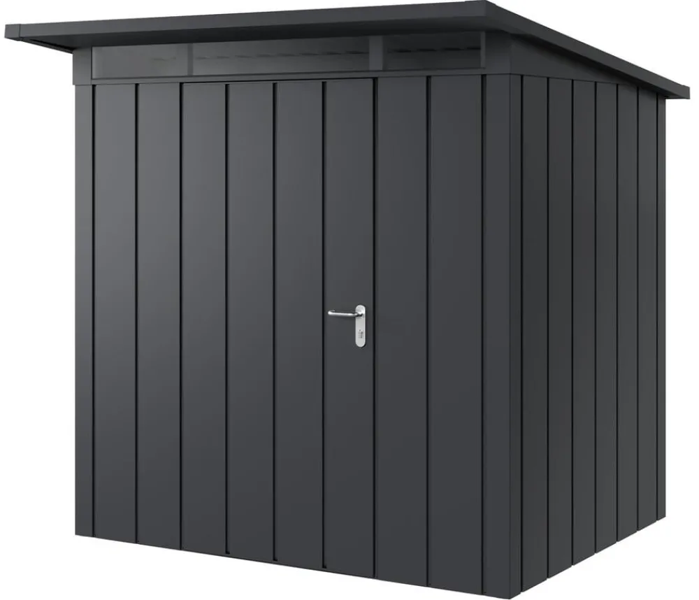 Hörmann Gartenhäuser & Gerätehäuser > Metallgerätehaus Juno JPD4 M-Sk Motiv Modern, ca. B229/H224/T214 cm