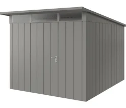 Hörmann Metallgerätehaus Juno JPD11 M-Sk Motiv Modern, ca. B277/H232/T358 cm Graualuminium Clearance