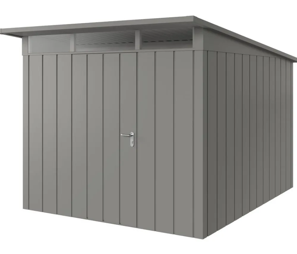 Hörmann Metallgerätehaus Juno JPD11 M-Sk Motiv Modern, ca. B277/H232/T358 cm Graualuminium Clearance