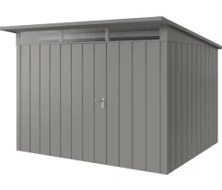 Hörmann Metallgerätehaus Juno JPD13 M-Sk Motiv Modern, ca. B325/H232/T310 cm Graualuminium New