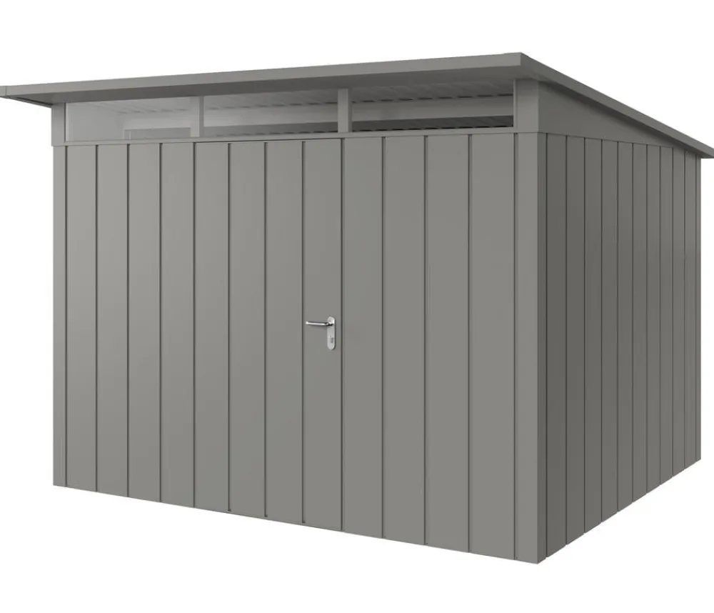 Hörmann Metallgerätehaus Juno JPD13 M-Sk Motiv Modern, ca. B325/H232/T310 cm Graualuminium New