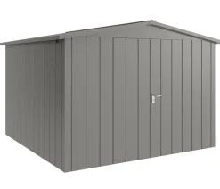 Hörmann Gartenhäuser & Gerätehäuser > Metallgerätehaus Juno JSD14 M-Sk Motiv Modern mit Doppeltür, ca. B333/H231/T325 cm