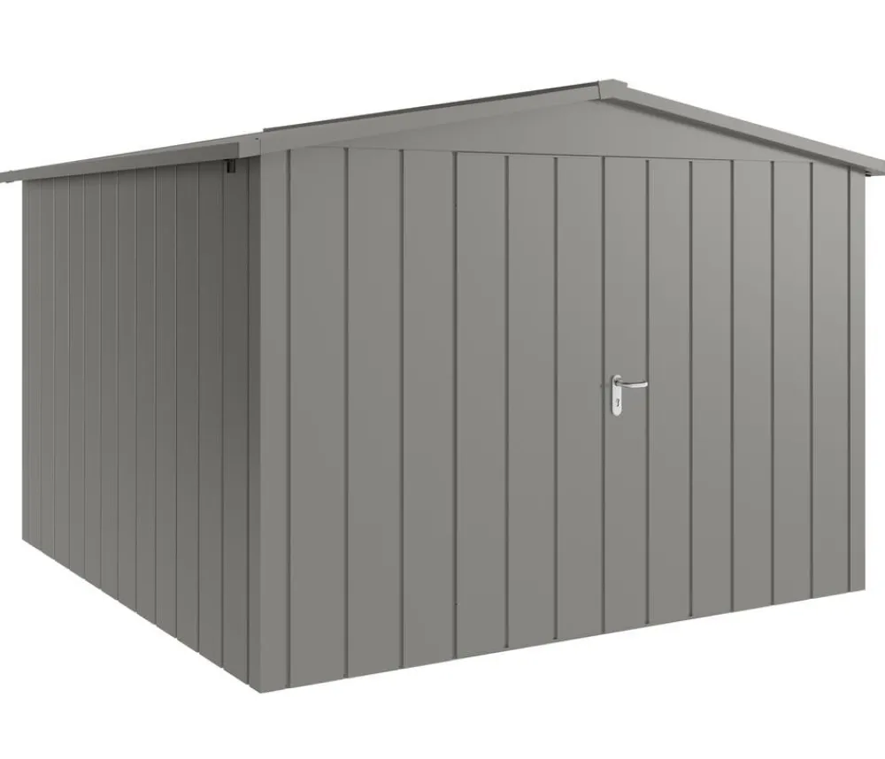 Hörmann Gartenhäuser & Gerätehäuser > Metallgerätehaus Juno JSD14 M-Sk Motiv Modern mit Doppeltür, ca. B333/H231/T325 cm