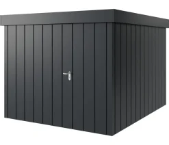 Hörmann Gartenhäuser & Gerätehäuser - Metallgerätehaus Juno JFD11 M-Sk Motiv Modern, ca. B277/H222/T325 cm Anthrazit