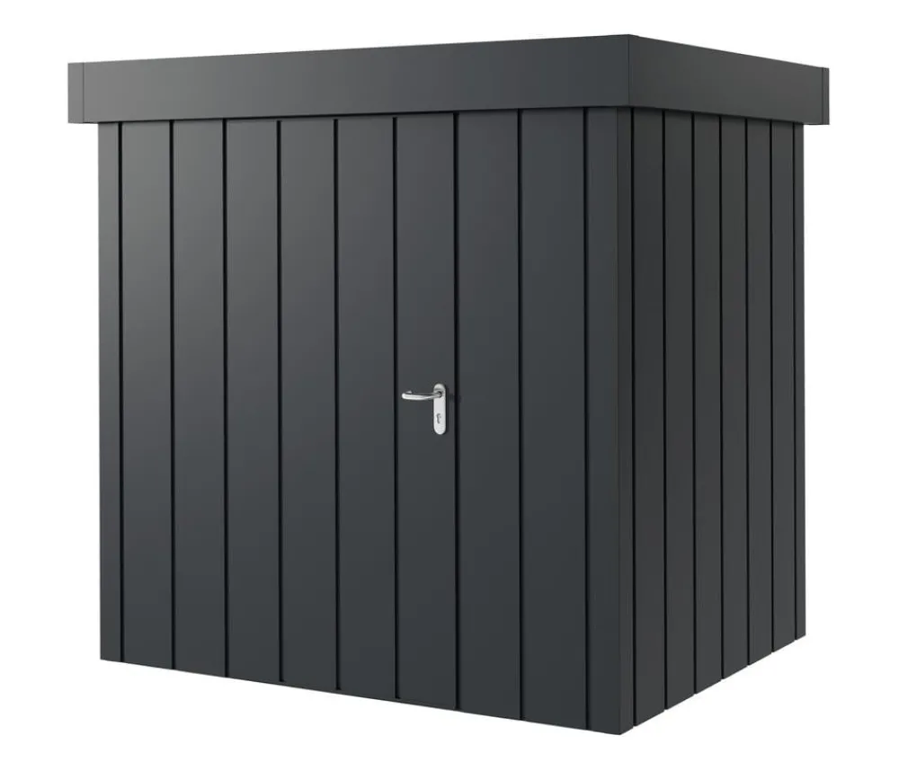 Hörmann Gartenhäuser & Gerätehäuser > Metallgerätehaus Juno JFD4 M-Sk Motiv Modern, ca. B229/H222/T181 cm