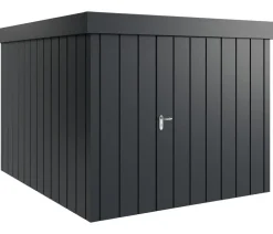 Hörmann Gartenhäuser & Gerätehäuser - Metallgerätehaus Juno JFD11 M-Sk Motiv Modern, ca. B277/H222/T325 cm Anthrazit