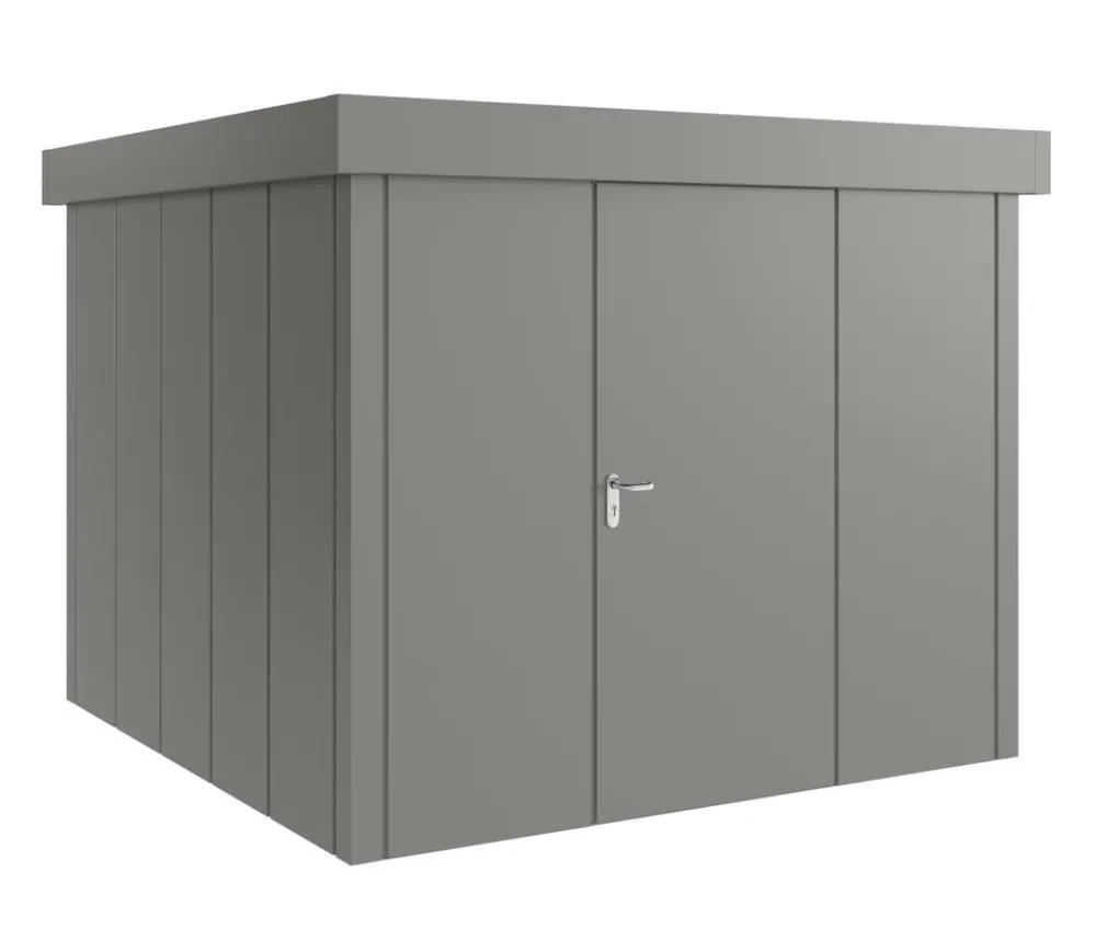 Hörmann Gartenhäuser & Gerätehäuser - Metallgerätehaus Juno JFD10 L-Sk Motiv Design, ca. B277/H222/T277 cm