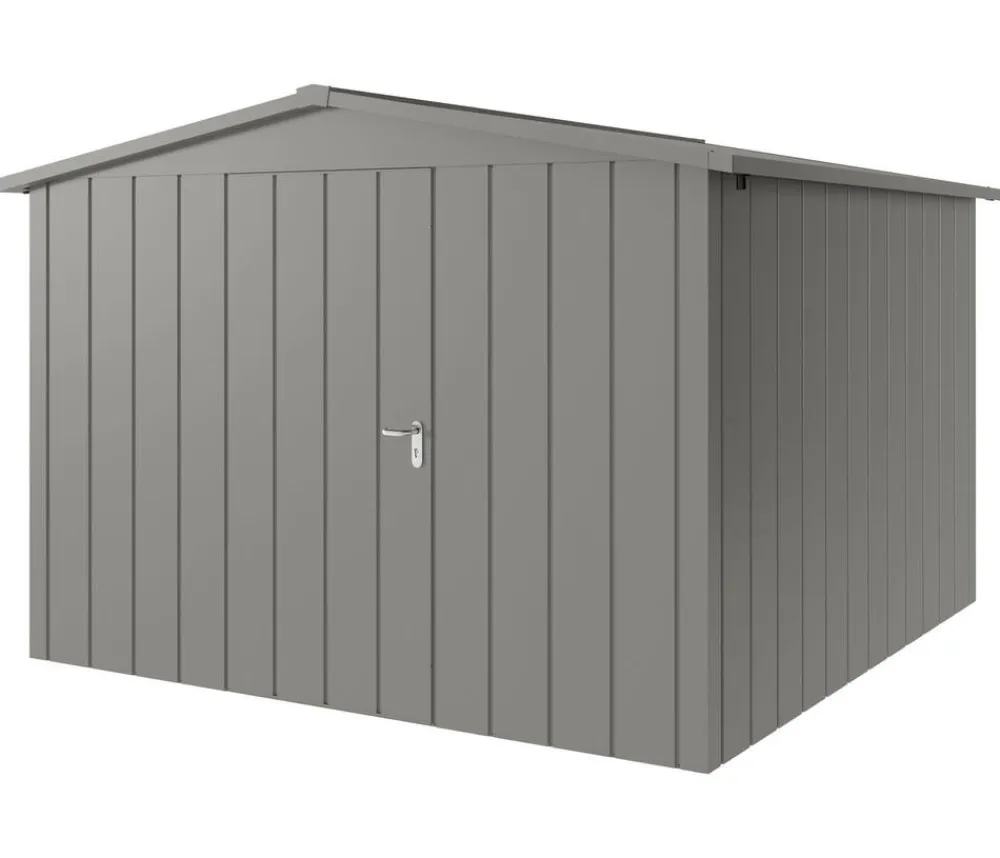 Hörmann Metallgerätehaus Juno JSD14 M-Sk Motiv Modern, ca. B333/H231/T325 cm Graualuminium Best