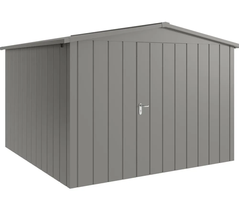 Hörmann Metallgerätehaus Juno JSD14 M-Sk Motiv Modern, ca. B333/H231/T325 cm Graualuminium Best