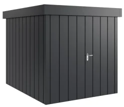 Hörmann Metallgerätehaus Juno JFD6 M-Sk Motiv Modern mit Doppeltür, ca. B229/H222/T277 cm Anthrazit