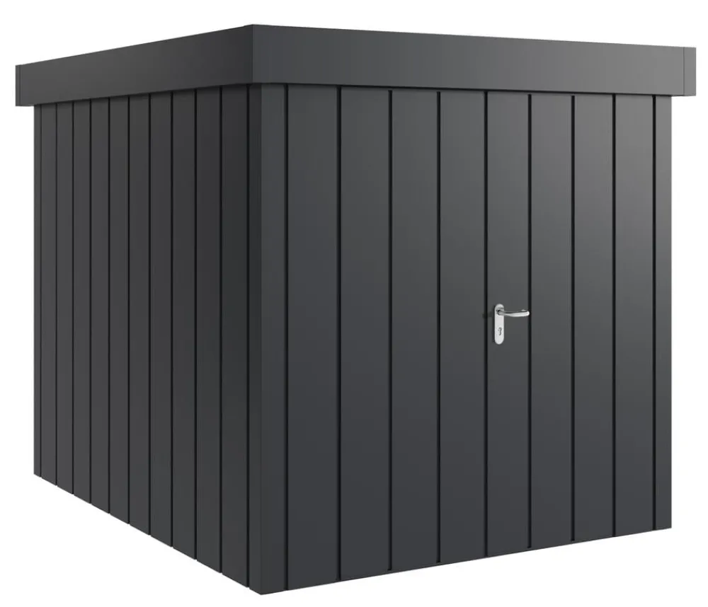 Hörmann Metallgerätehaus Juno JFD6 M-Sk Motiv Modern mit Doppeltür, ca. B229/H222/T277 cm Anthrazit