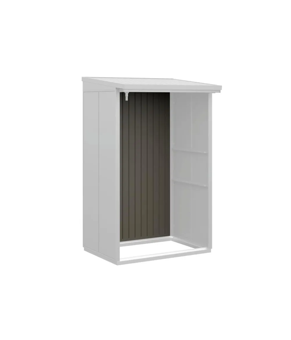 Hörmann Anbauten > Rückwand für Berry-Kaminholzregal Typ 1, ca. B117,3/H188 cm