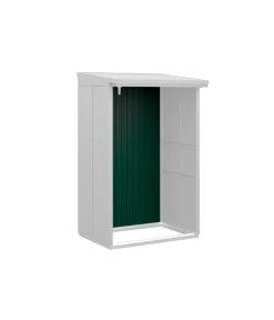 Hörmann Rückwand für Berry-Kaminholzregal Typ 1, ca. B117,3/H188 cm Moosgrün Discount