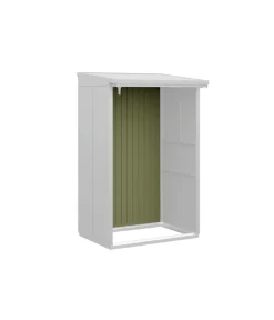Hörmann Rückwand für Berry-Kaminholzregal Typ 1, ca. B117,3/H188 cm Schilfgrün Best