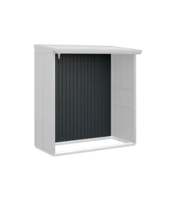 Hörmann Kaminholzregale - Rückwand für Berry-Kaminholzregal Typ 2, ca. B188/H177,7 cm Anthrazit