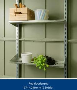 Hörmann Regalboden-Set, ca. B67,4/T25 cm Silber Online