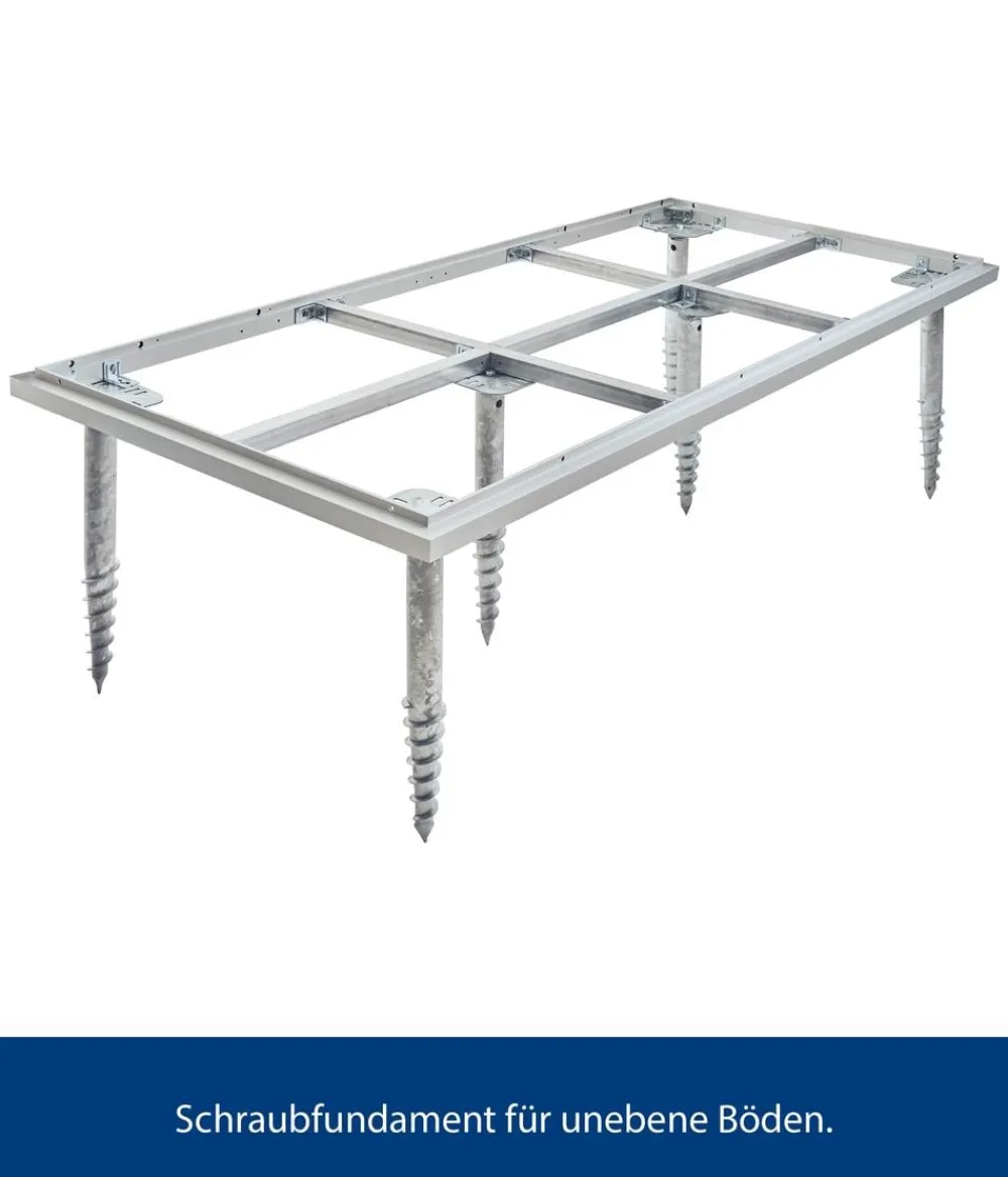 Hörmann Schraubfundament Set Typ 1 Silber Discount